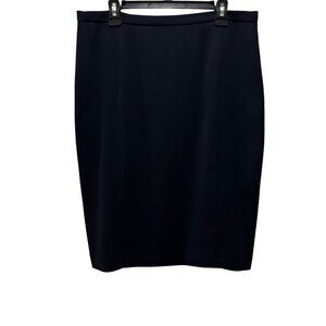 Hobbs London Mina Navy Pencil Skirt Size 12 Professional Attire Workwear
